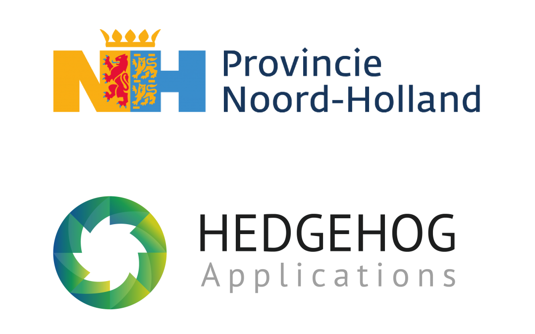Provincie Noord-Holland steunt innovatieve projecten Hedgehog Applications in 2020-2022